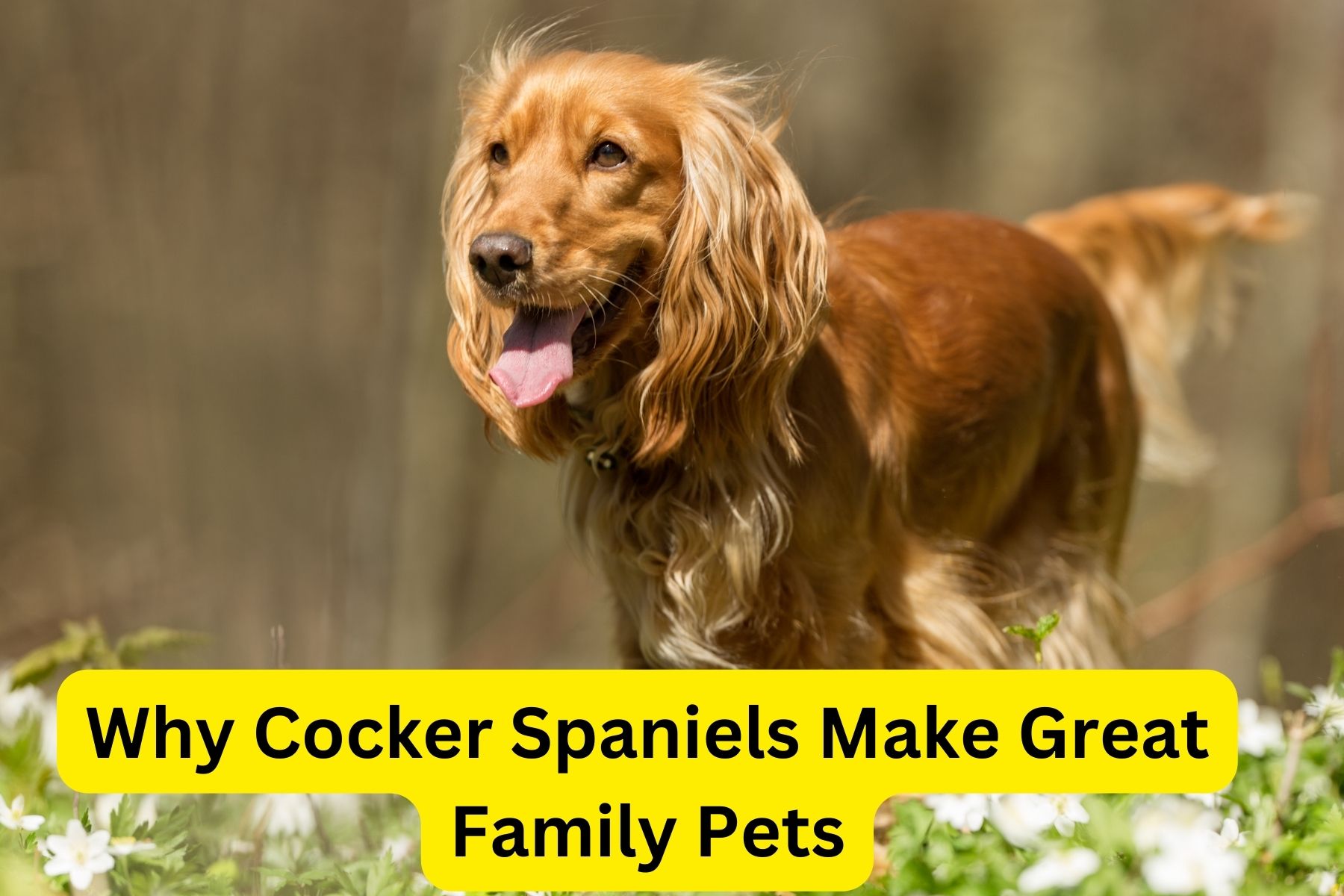 Why Cocker Spaniels Make Great Family Pets